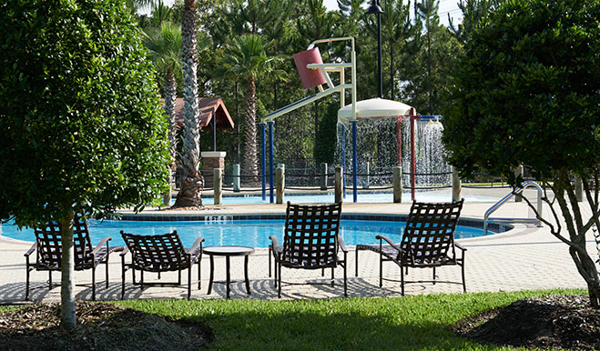 Community pool at Pine Ridge Plantation in Jacksonville